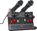 Podcast Equipment Bundle for 2 Mics TikTok Video Creator Kit