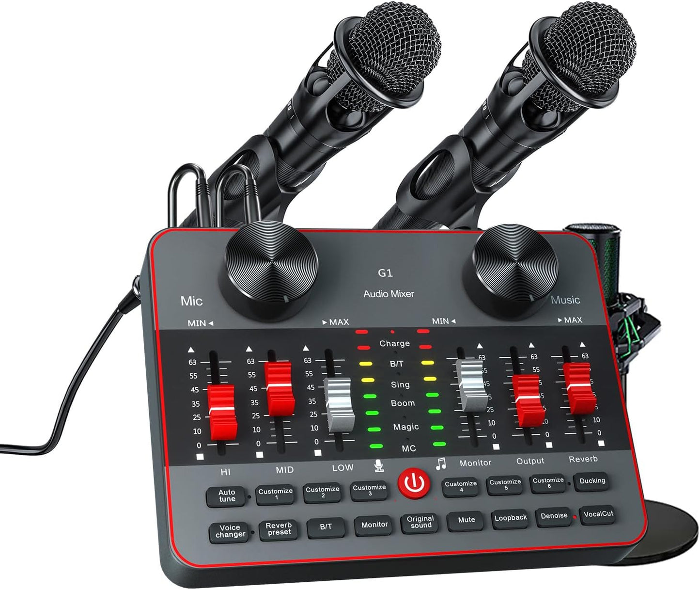 Podcast Equipment Bundle for 2 Mic Live Streaming Kit