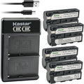Kastar 4-Pack Battery and LKD2 USB Charger Compatible with Blackmagic