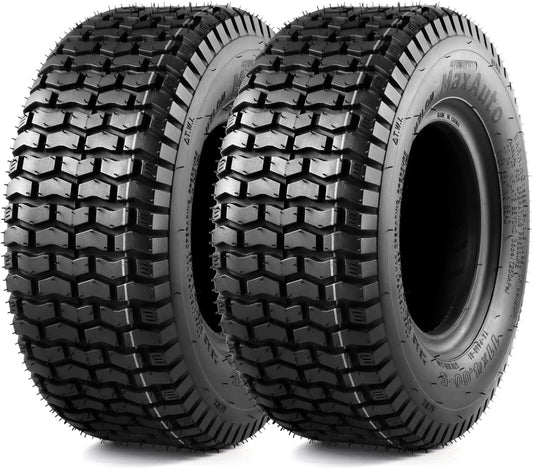 MaxAuto 11x4.00-5 Turf Tire Set for Lawn Mowers and Golf Carts
