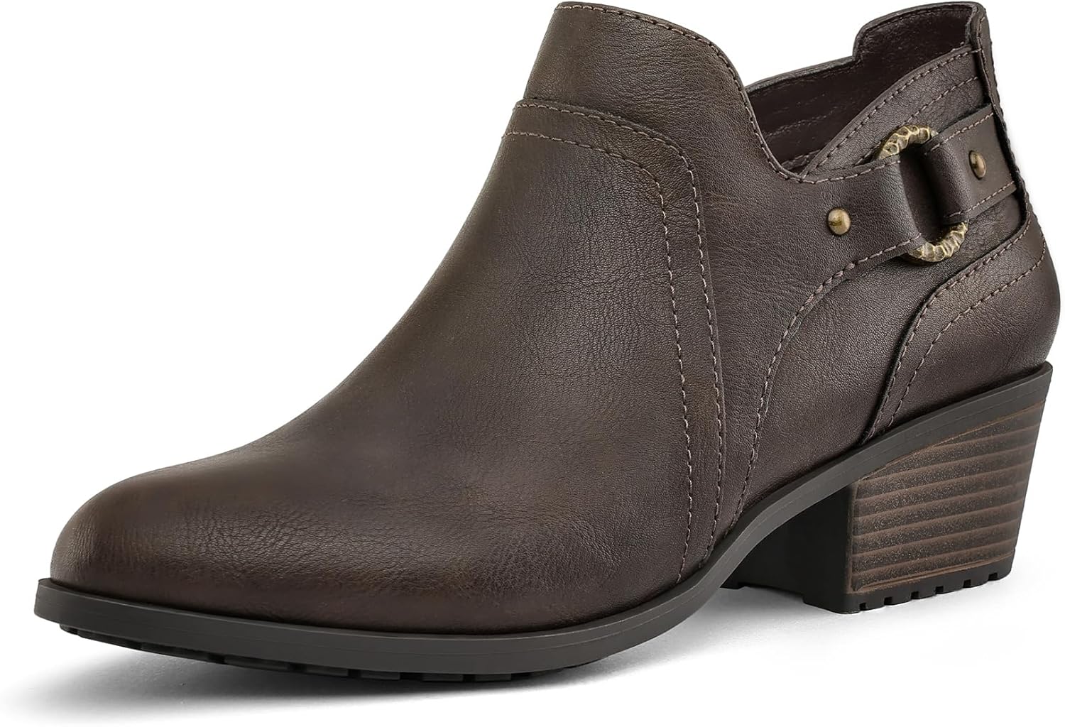 Comfortable Women's Side Zipper Ankle Boots for Everyday Wear