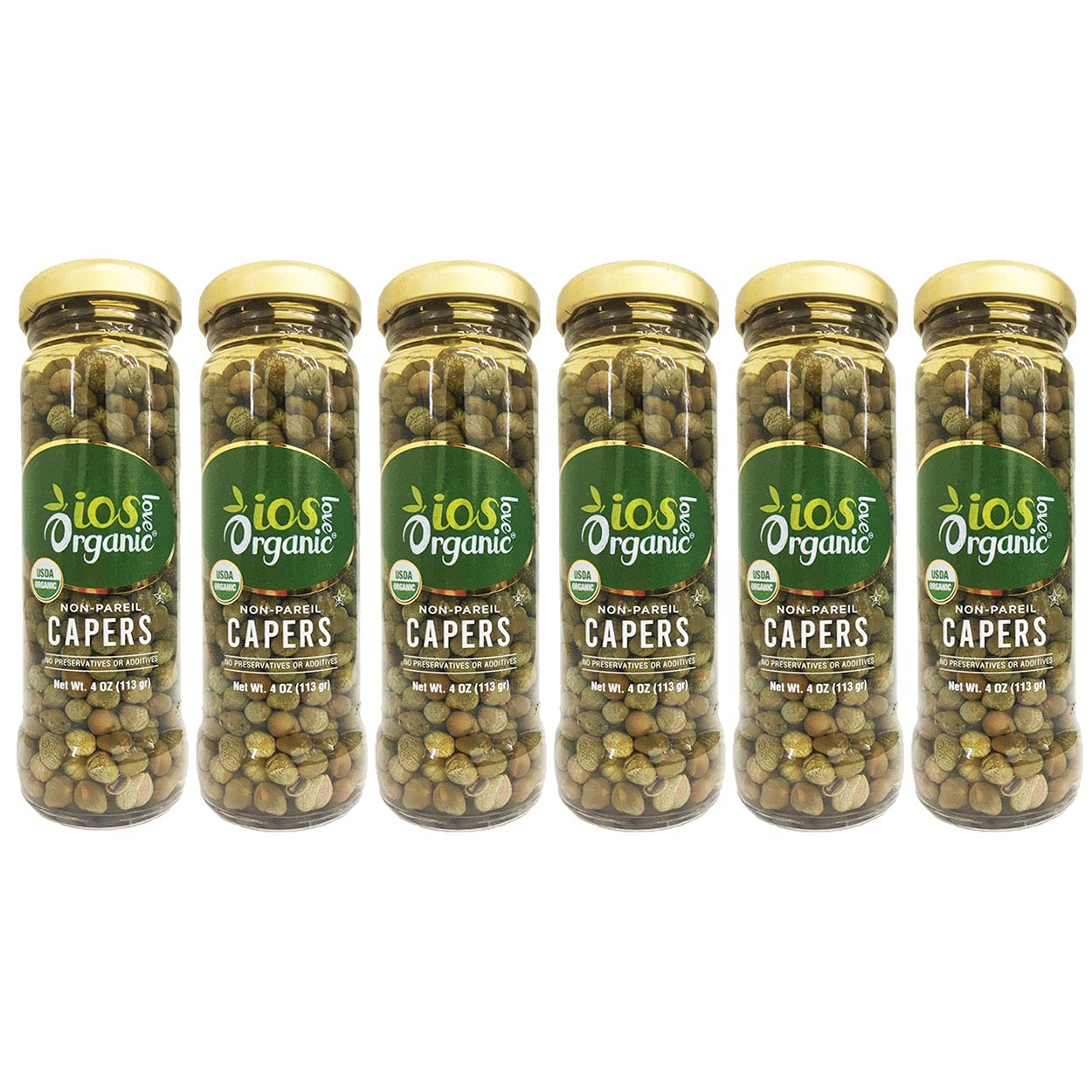 Organic Non-Pareil Capers in Sea Salt - Perfect for Any Dish