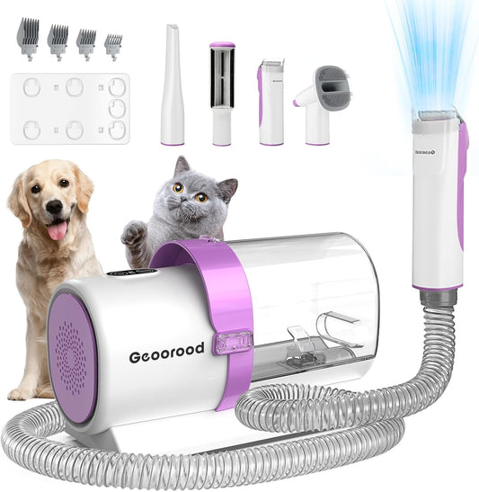 2-in-1 Pet Grooming Vacuum - Say Goodbye to Pet Hair!