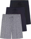 Men's Soft Lounge Pajama Shorts 3-Pack - Breathable Comfort