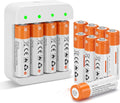12 Pack Rechargeable 1.5V AA Lithium Batteries for Blink Camera - Fast