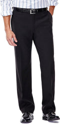 Haggar Men's E-CLO Repreve Stria Flat Front Dress Pant (Style C36W)