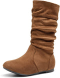 DREAM PAIRS Girl's Faux Fur Lined Knee High Winter