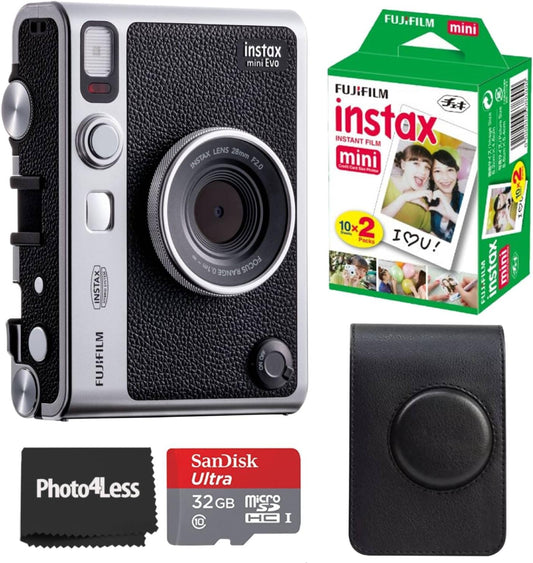 Fujifilm Instax Mini EVO Camera Bundle - Captures Moments in Style