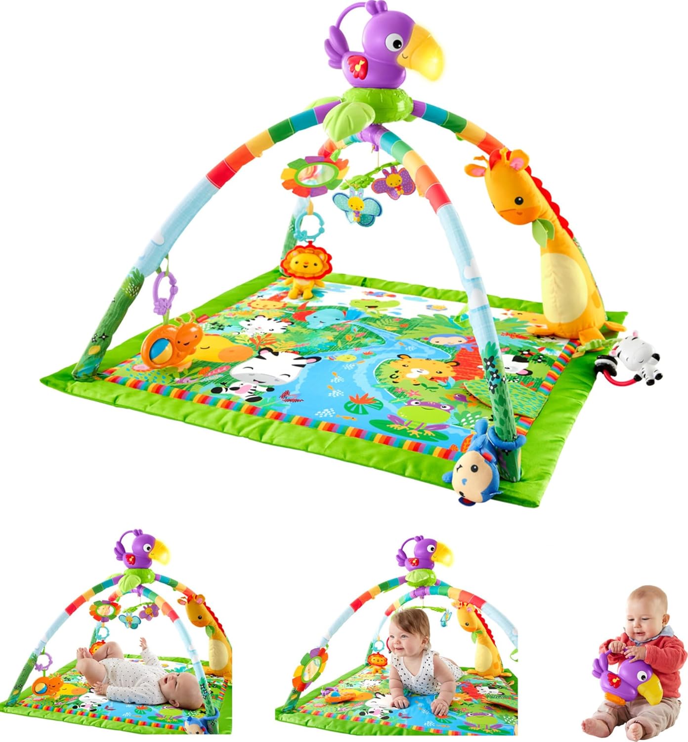Fisher-Price Rainforest Deluxe Gym: Stimulating Newborn Development