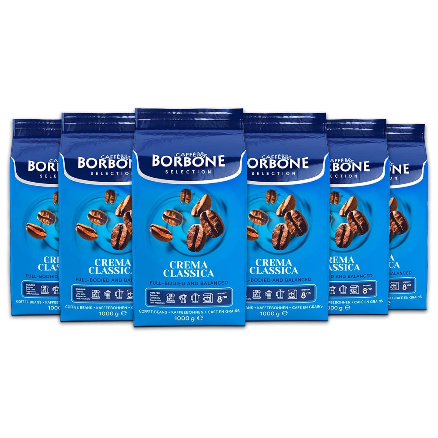 Caffe Borbone Crema Classica Whole Bean Coffee - 2.2 Pound Bag