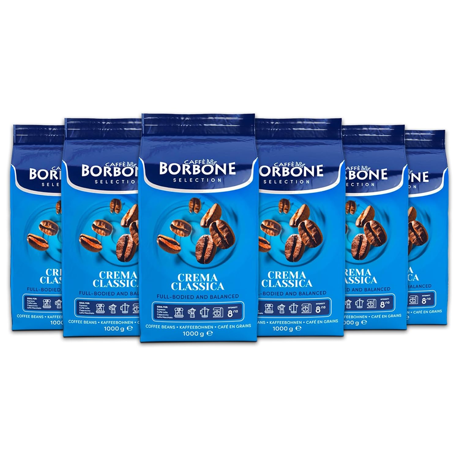 Caffe Borbone Crema Classica Whole Bean Coffee - 2.2 Pound Bag