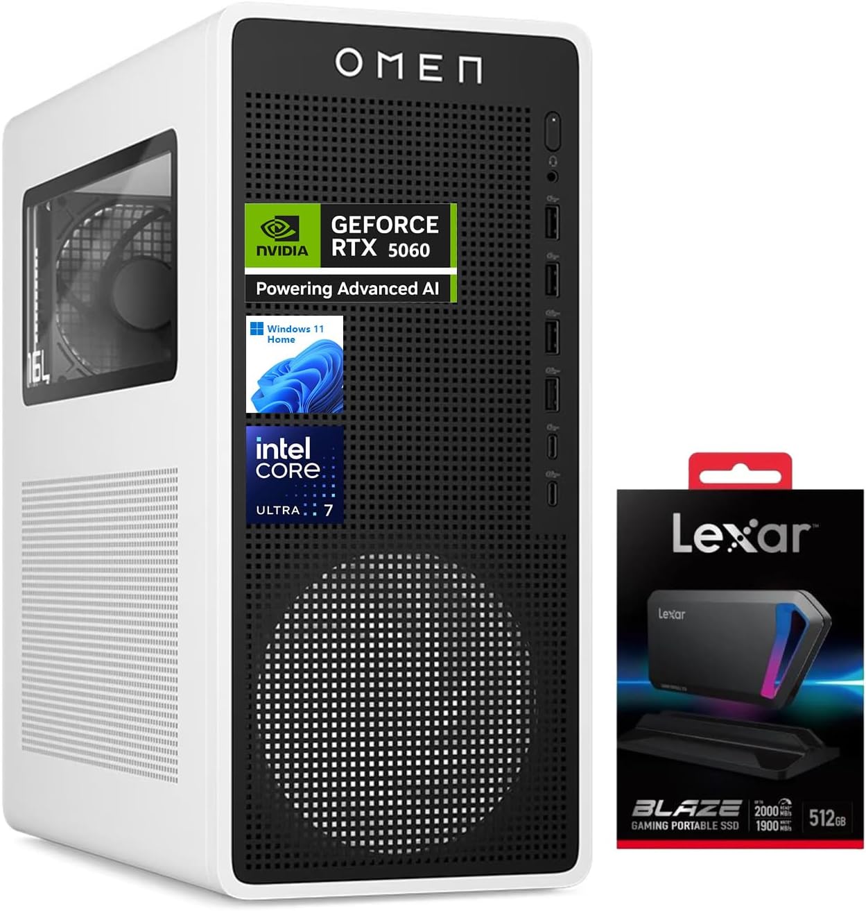 HP OMEN 16L TG03 RTX 5060 Gaming Desktop for Ultimate Gaming