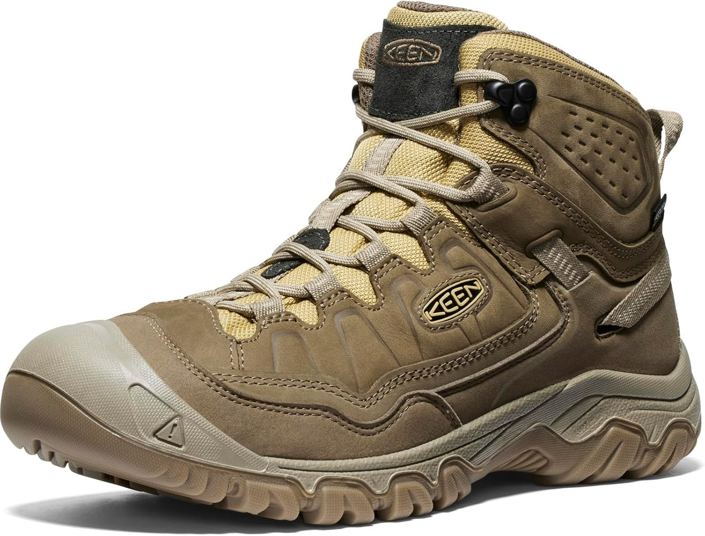 KEEN Men's Targhee 4 Mid Waterproof Hiking Boots for Comfort