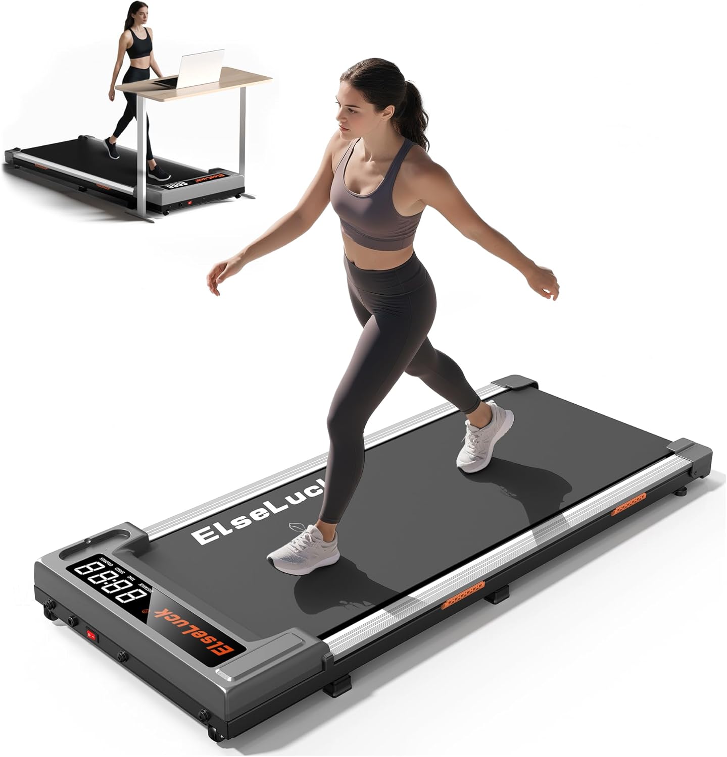Walking Pad Treadmill for Home and Office with Remote Control