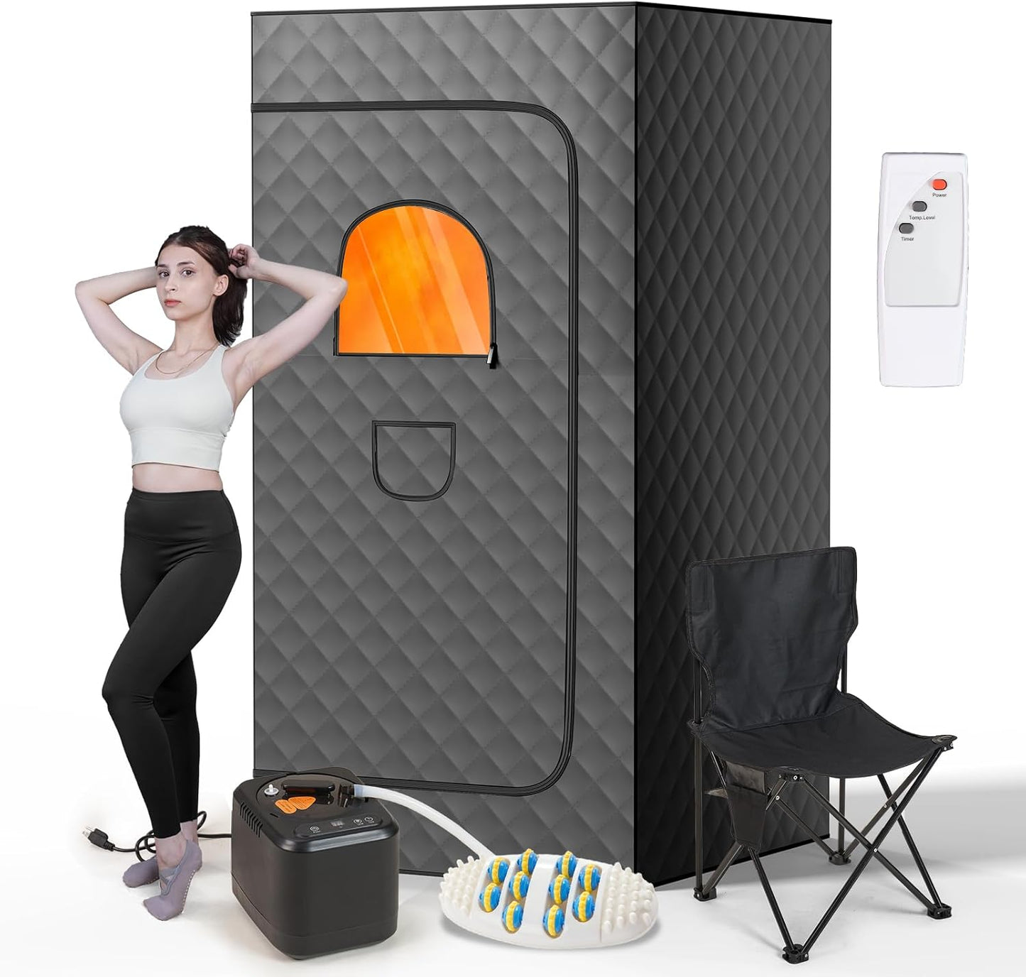 Portable Sauna Tent with Steamer for Home: Annularing