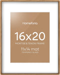Homeforia Natural 16x20 Picture Frame for Stunning Displays