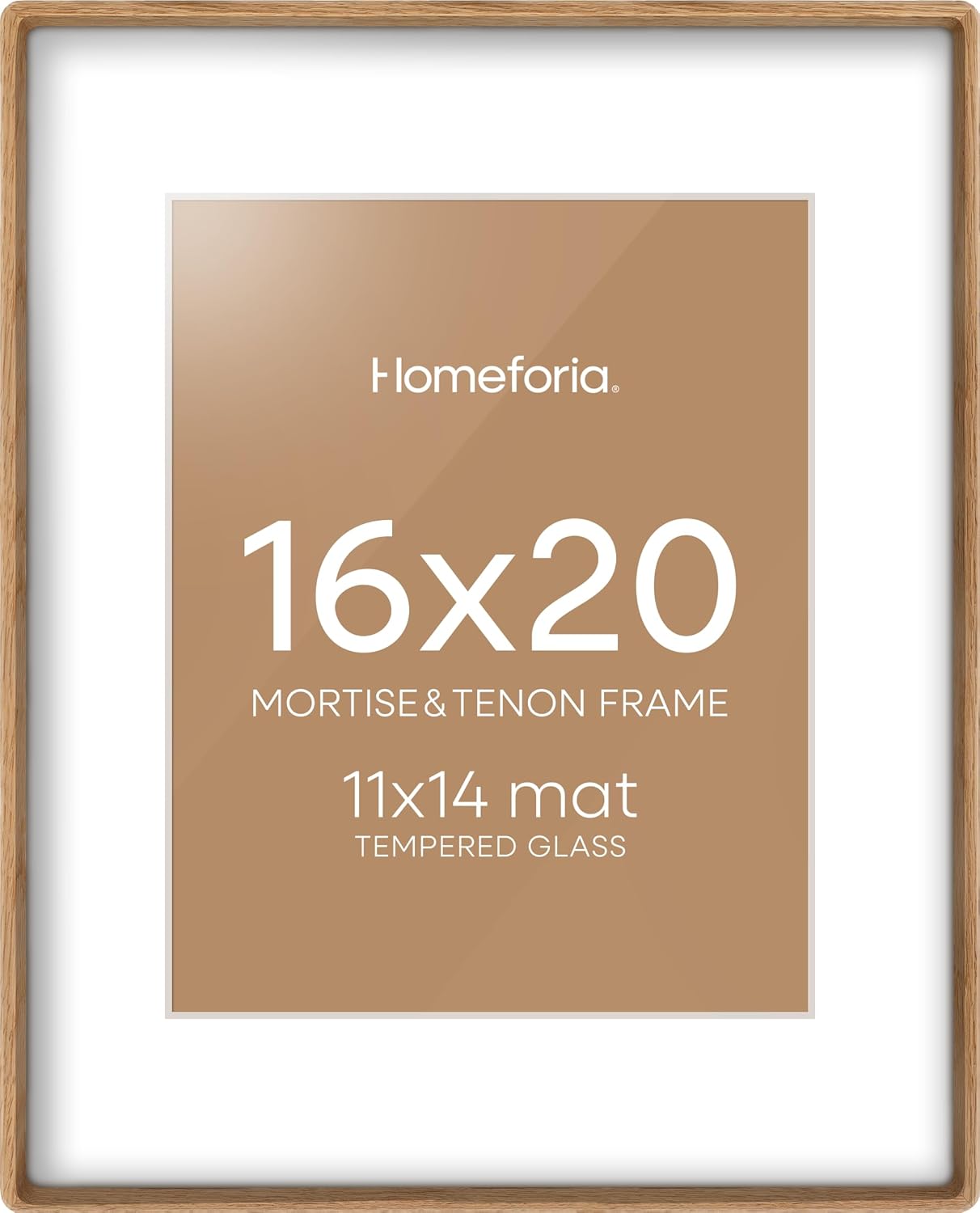 Homeforia Natural 16x20 Picture Frame for Stunning Displays