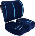 Seat Cushion and Lumbar Support Pillow for Office Chair - Ergonomic