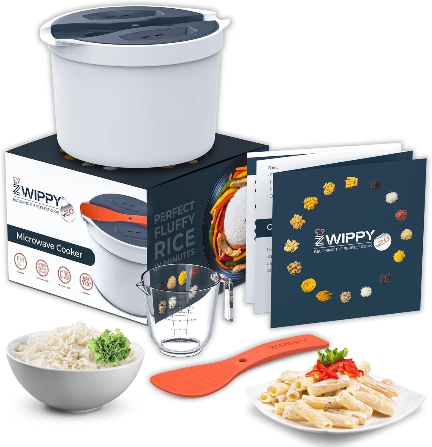 Zwippy 3-in-1 Cooker - Mess-Free & Dishwasher Safe