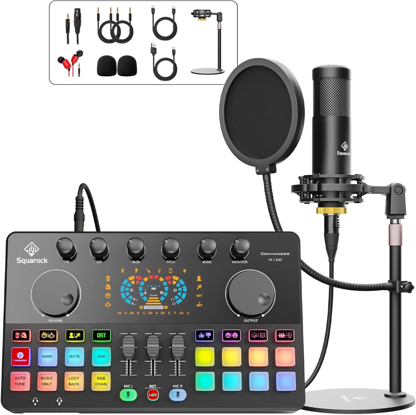 Professional Podcast Equipment Bundle for Live Streaming and Gaming