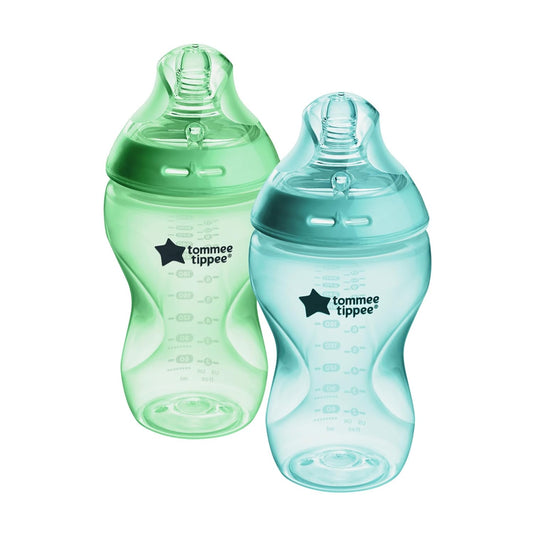 Tommee Tippee Fiesta 11oz Bottles - Thicker Feeds for Happy Babies! 