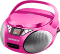 Magnavox Portable Top Loading CD Boombox - Compact CD Player