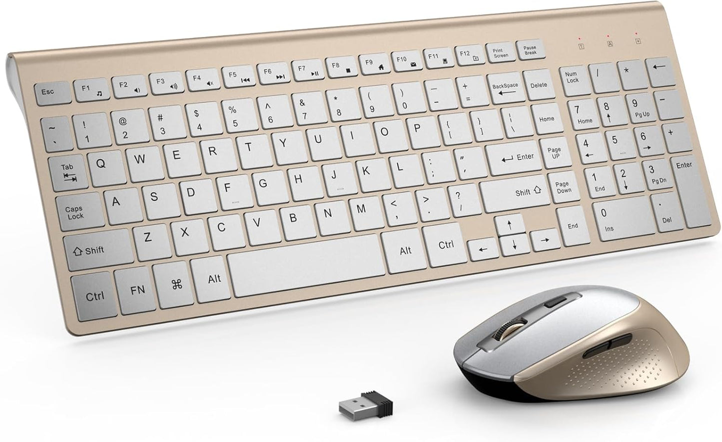 JOYACCESS Wireless Keyboard Mouse Combo - Ergonomic & Portable!