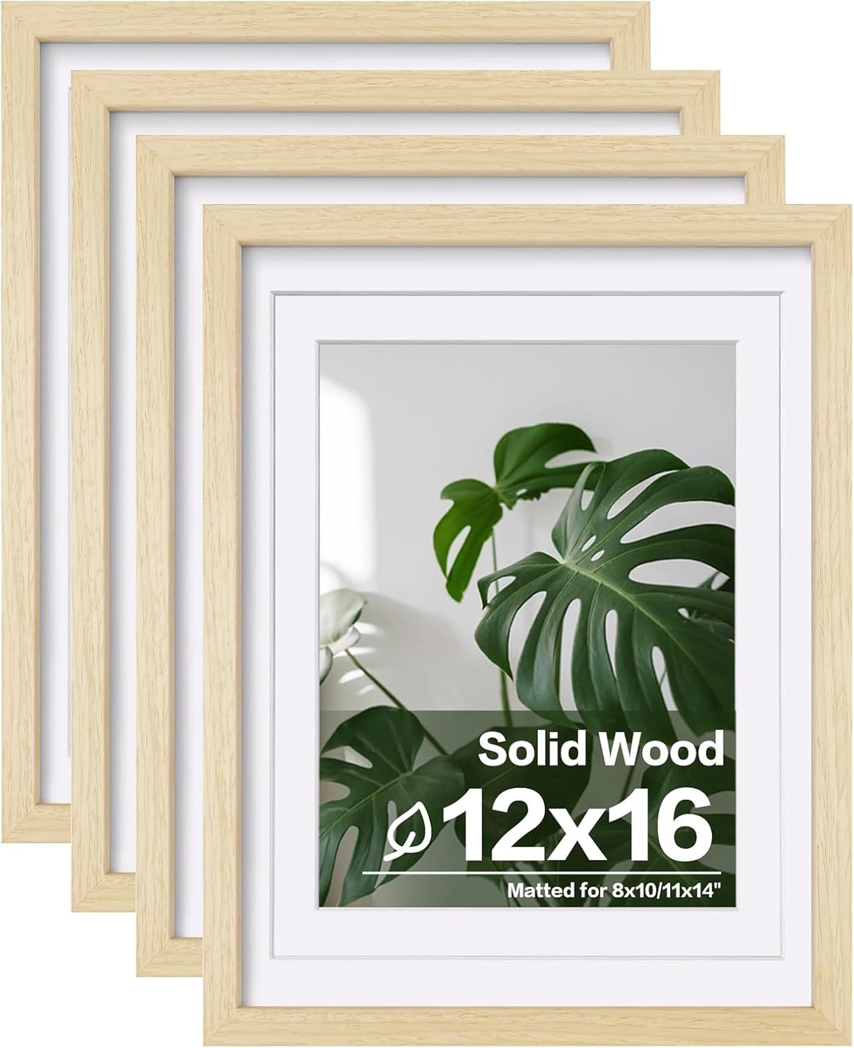 Egofine 12x16 Picture Frames Set of 4 for Wall Mounting