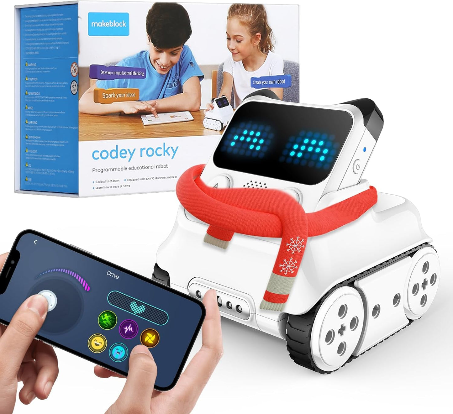 Codey Rocky: Fun Coding Robot for Kids 6+ by Makeblock