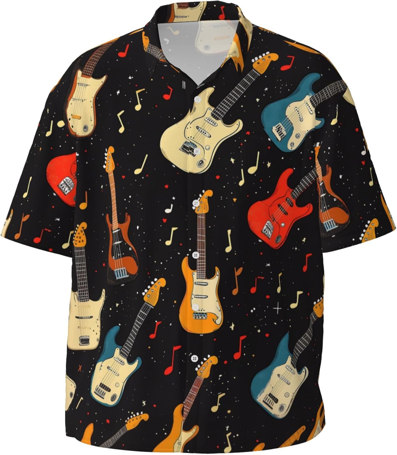 Graphic Short Sleeve Men's Shirt - Stylish Casual Wear