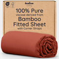 Full Fitted Sheet 100% Viscose Derived from Bamboo - Cooling Comfort