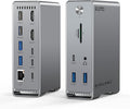 MacBook Pro Docking Station 14-in-2 Dual USB C Docking Station - Dual
