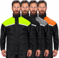 Motorcycle Rain Suit for Men & Women 2 Piece Waterproof Rain Jacket