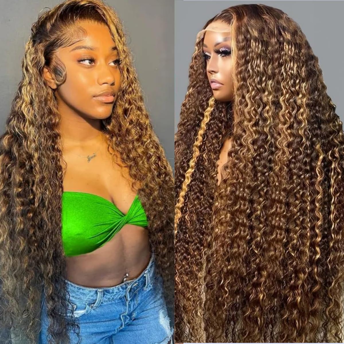 30 Inch Honey Blonde Lace Front Wigs for Stunning Looks