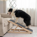 Dog Ramp for Bed Couch - Adjustable Foldable Pet Steps for Dogs