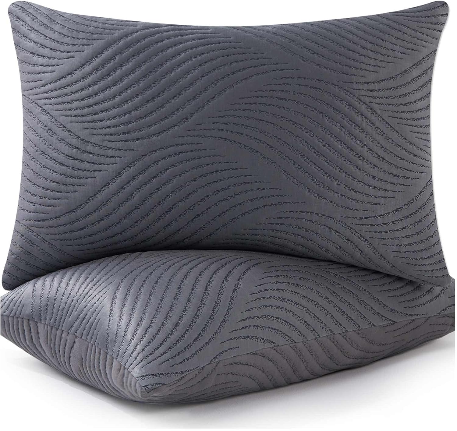 Cooling Memory Foam King Size Pillows Set of 2 for Sleepers