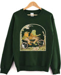 Frog Toad Sweatshirt Unisex Crewneck - Soft Cotton Blend