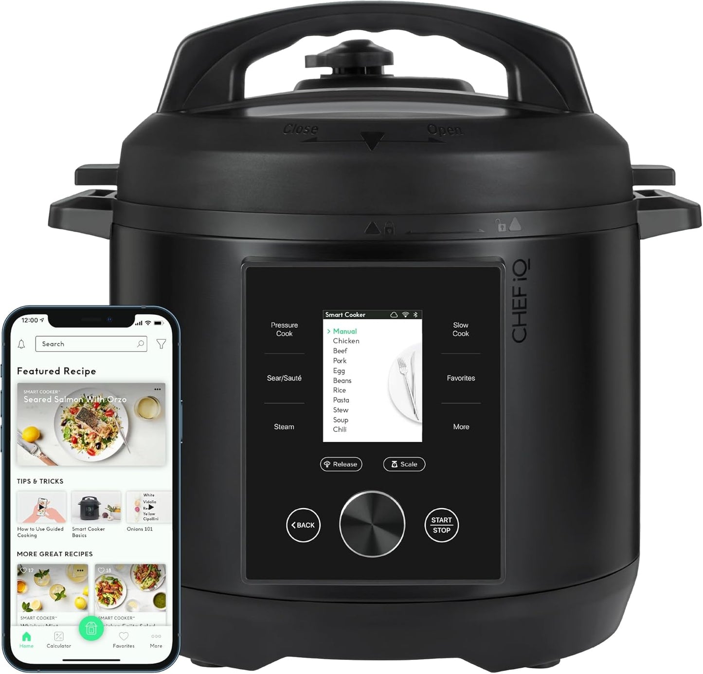 CHEF iQ Smart Pressure Cooker: 10-in-1 Multicooker for Foodies