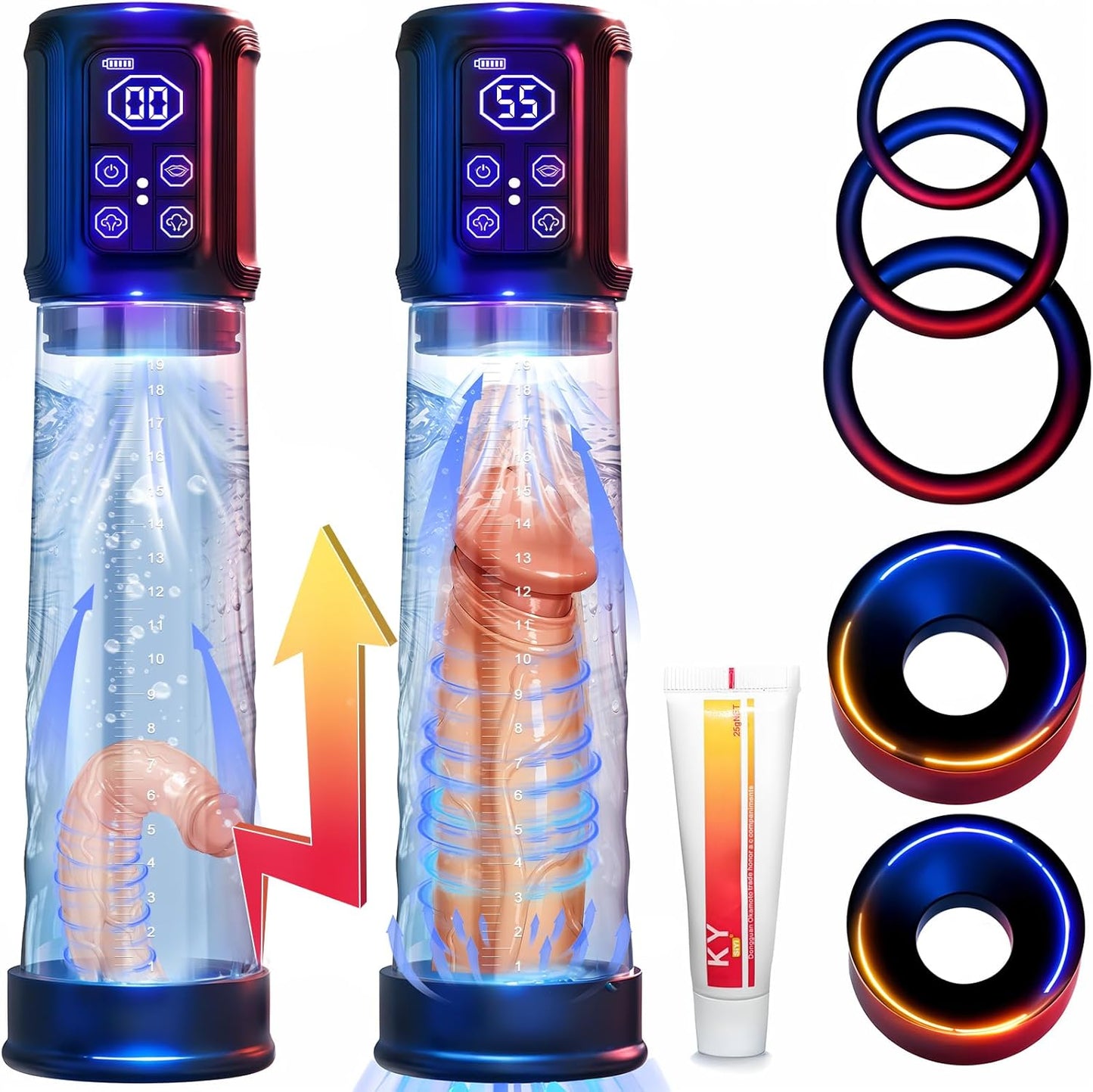 Male Sex Toys Penis Pump for Erection and Enlargement Training
