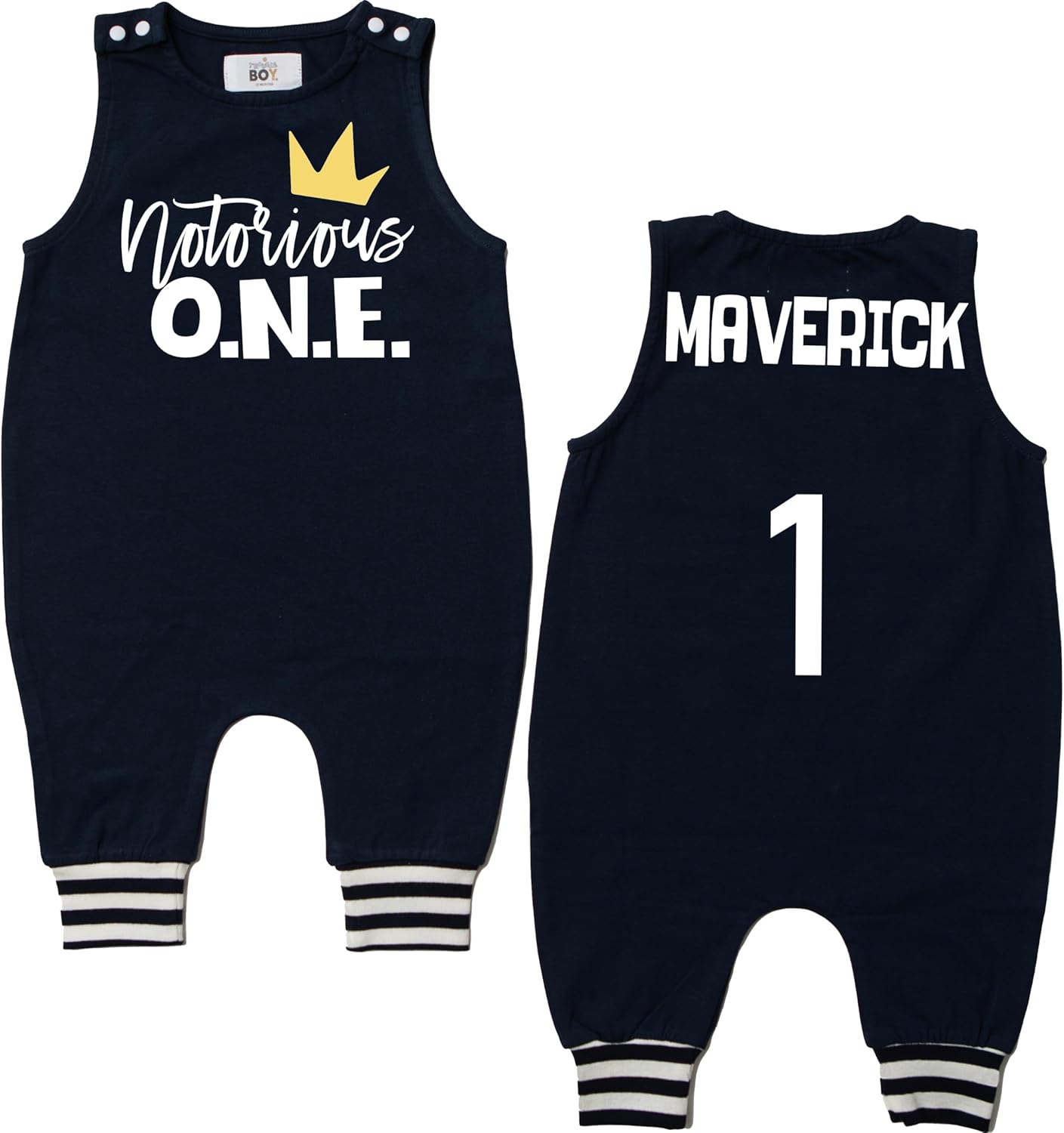 Notorious One Hip Hop Themed First Birthday Personalized Romper