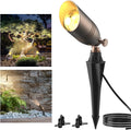 Low Voltage Brass Landscape Spot Light - Durable Outdoor Uplight
