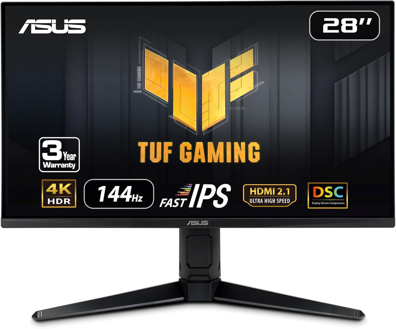 ASUS TUF Gaming 28 4K Monitor - Ultra-Fast 1ms, G-SYNC Compatible