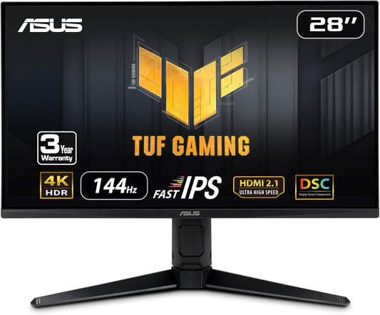 ASUS TUF Gaming 28 4K Monitor - Ultra-Fast 1ms, G-SYNC Compatible
