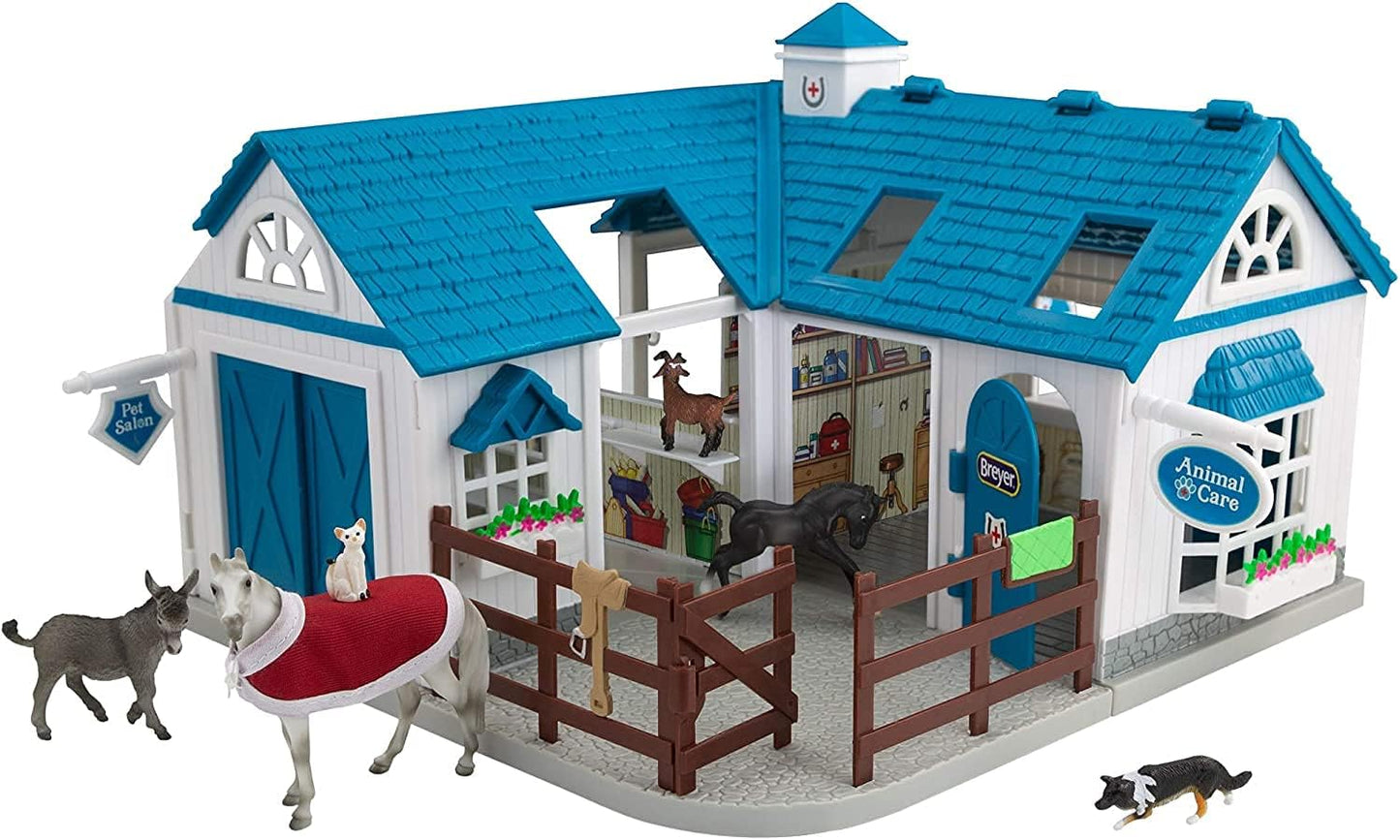 Breyer Stablemates Deluxe Animal Hospital 10 Piece Playset Review