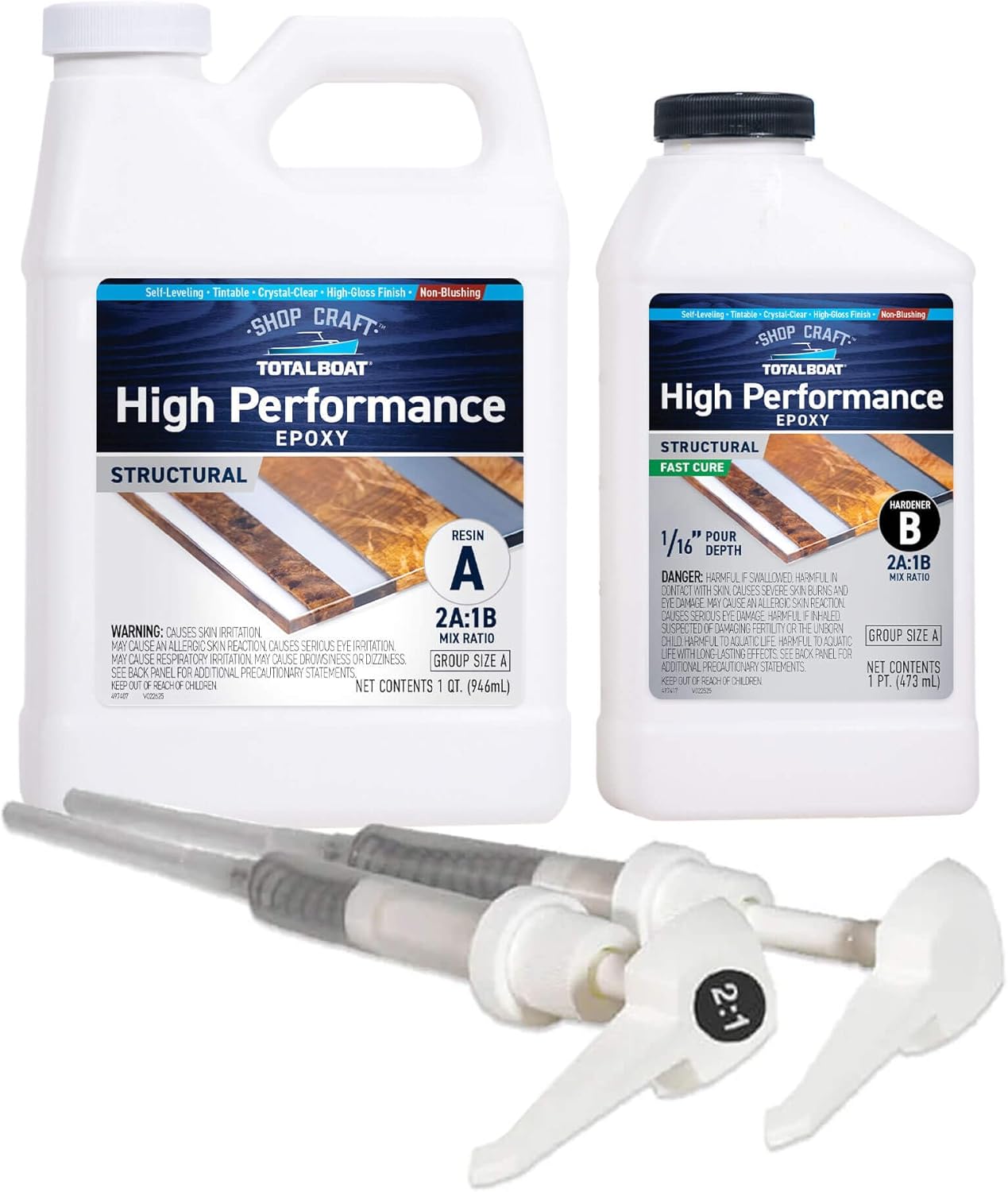 TotalBoat High Performance Epoxy Kit for Wood and Boat Repair