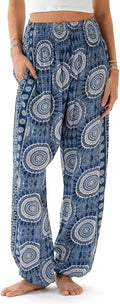 Lotus and Luna Harem Pants for Beach & Lounge - Flowy High Waist
