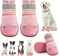 Dog Shoes for Large Dogs Size 5 - Durable Paw Protection for 40-58 lb
