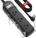 Outdoor Power Strip Weatherproof 6 FT Extension Cord - Safe Outdoor