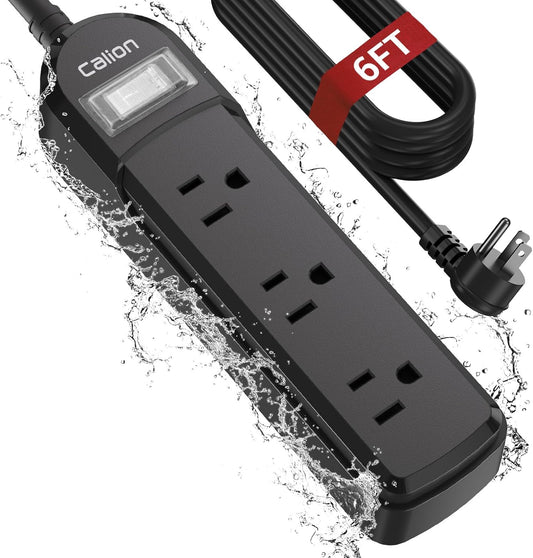 Outdoor Weatherproof Power Strip: Overload Protection, Mountable SJT