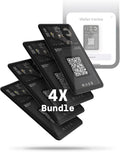AirCard Wallet Tracker Bluetooth Find My Network 4-Pack - Slim Wallet